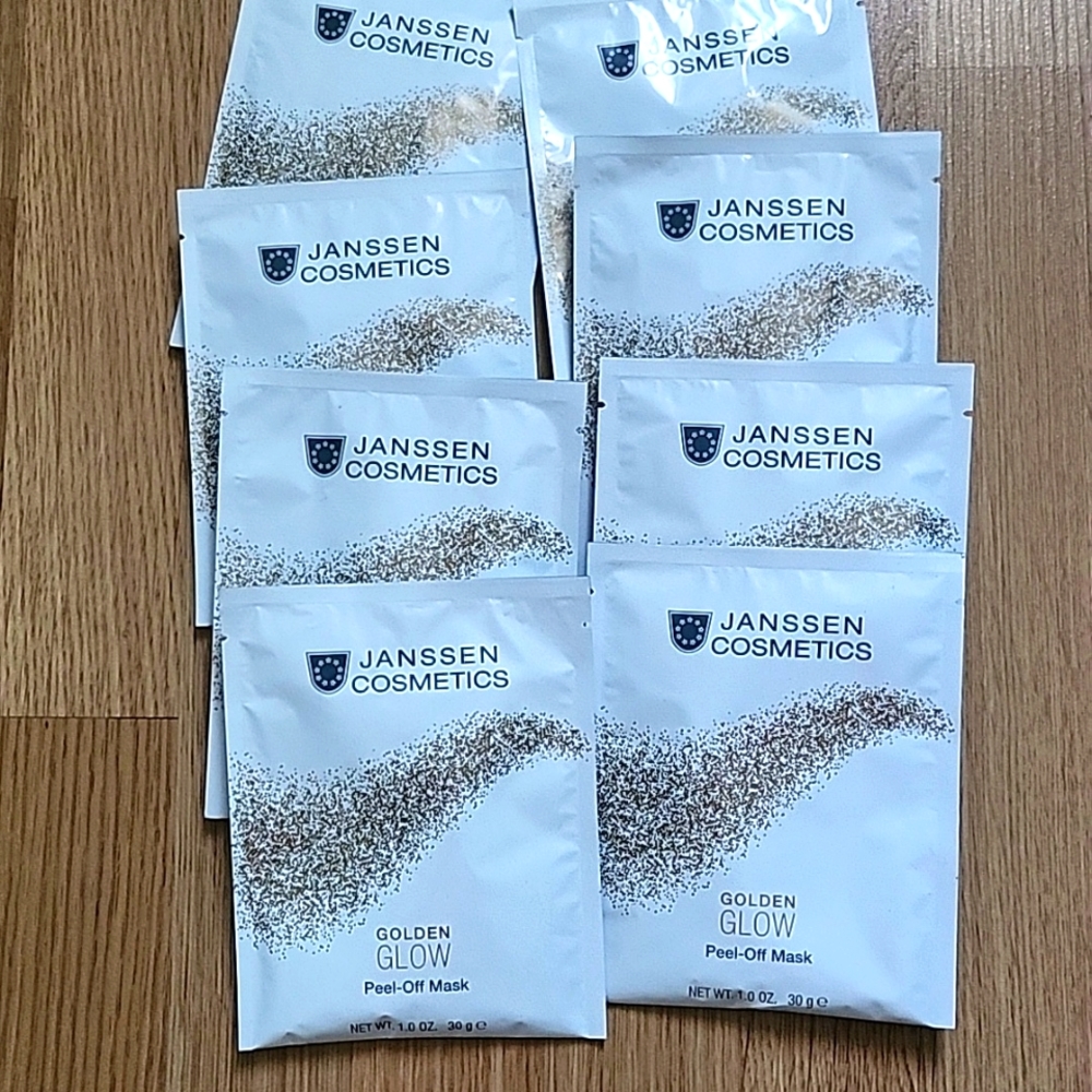 JANSSEN GOLDEN GLOW FACE TREATMENT MASK 8 pcs